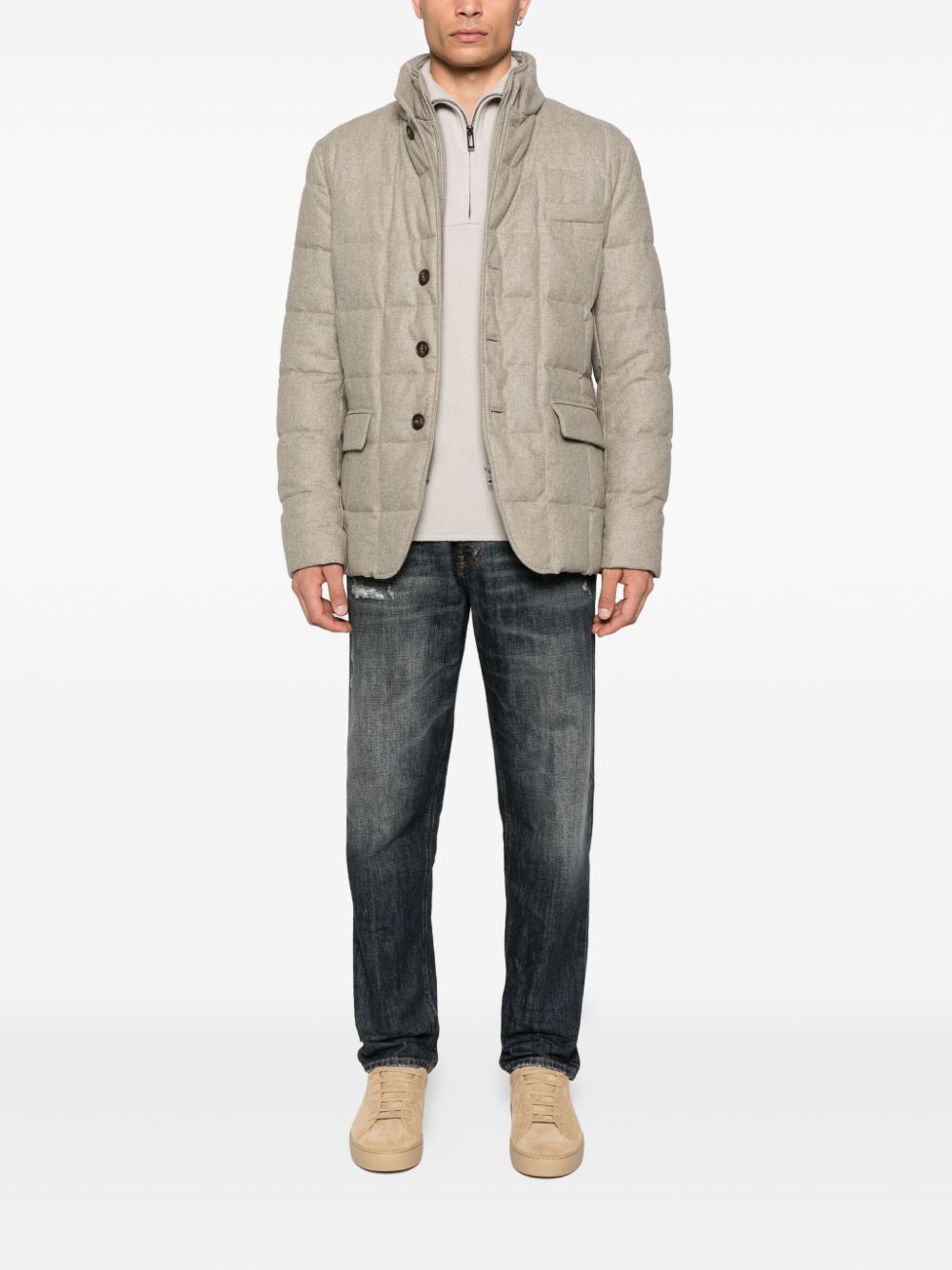 Fay Jackets Grey NAM45510210WGZC401 (Fay / ダウンジャケット・コート ) | Fay (フェイ)(1)