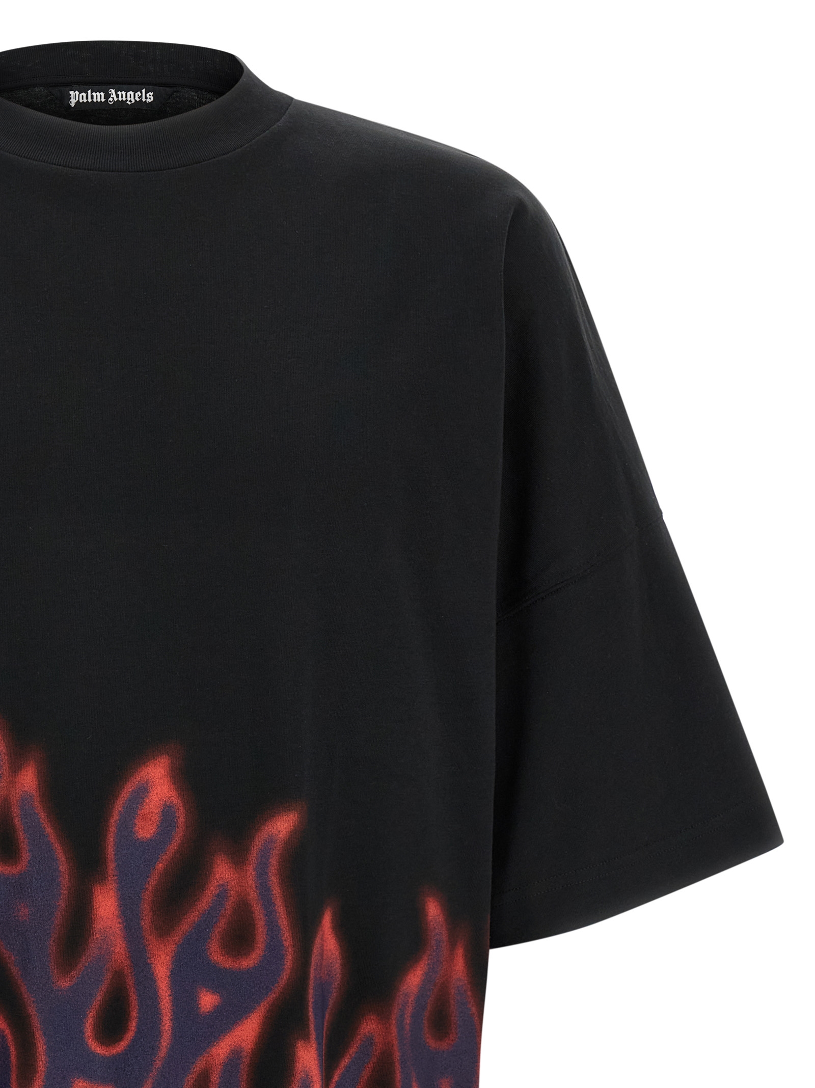 'Flames' T-shirt PMAA10BF25JER00310841084 (Palm Angels / Tシャツ・カットソー ) | Palm Angels (パームエンジェルス)(2)