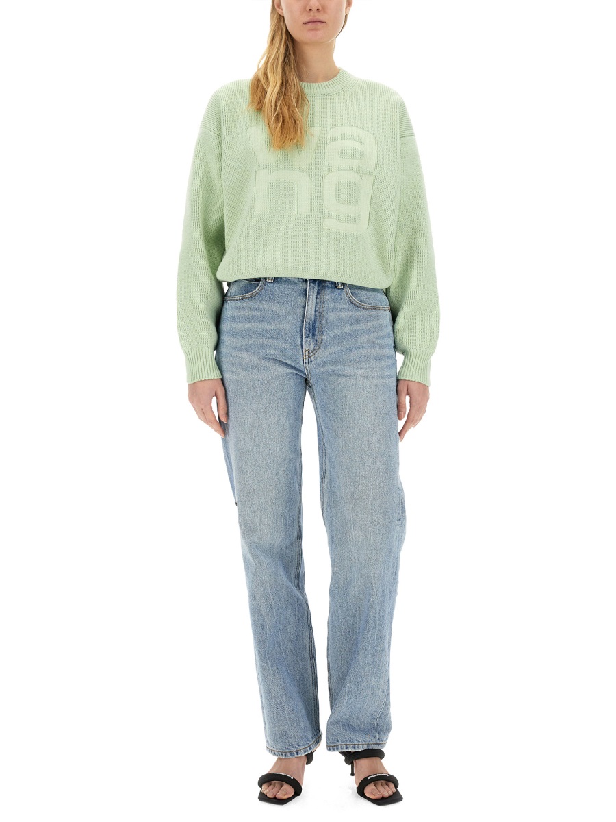 JERSEY WITH LOGO 4KC4231020339 (alexanderwang.t / ニット・セーター・カーディガン ) | alexanderwang.t (アレキサンダーワン ティー)(1)