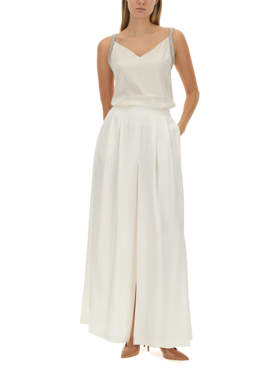 SATIN LINGERIE TOP TPD223F607D60025 (FABIANA FILIPPI / タンクトップ・キャミソール ) | FABIANA FILIPPI (ファビアナフィリッピ)(1)