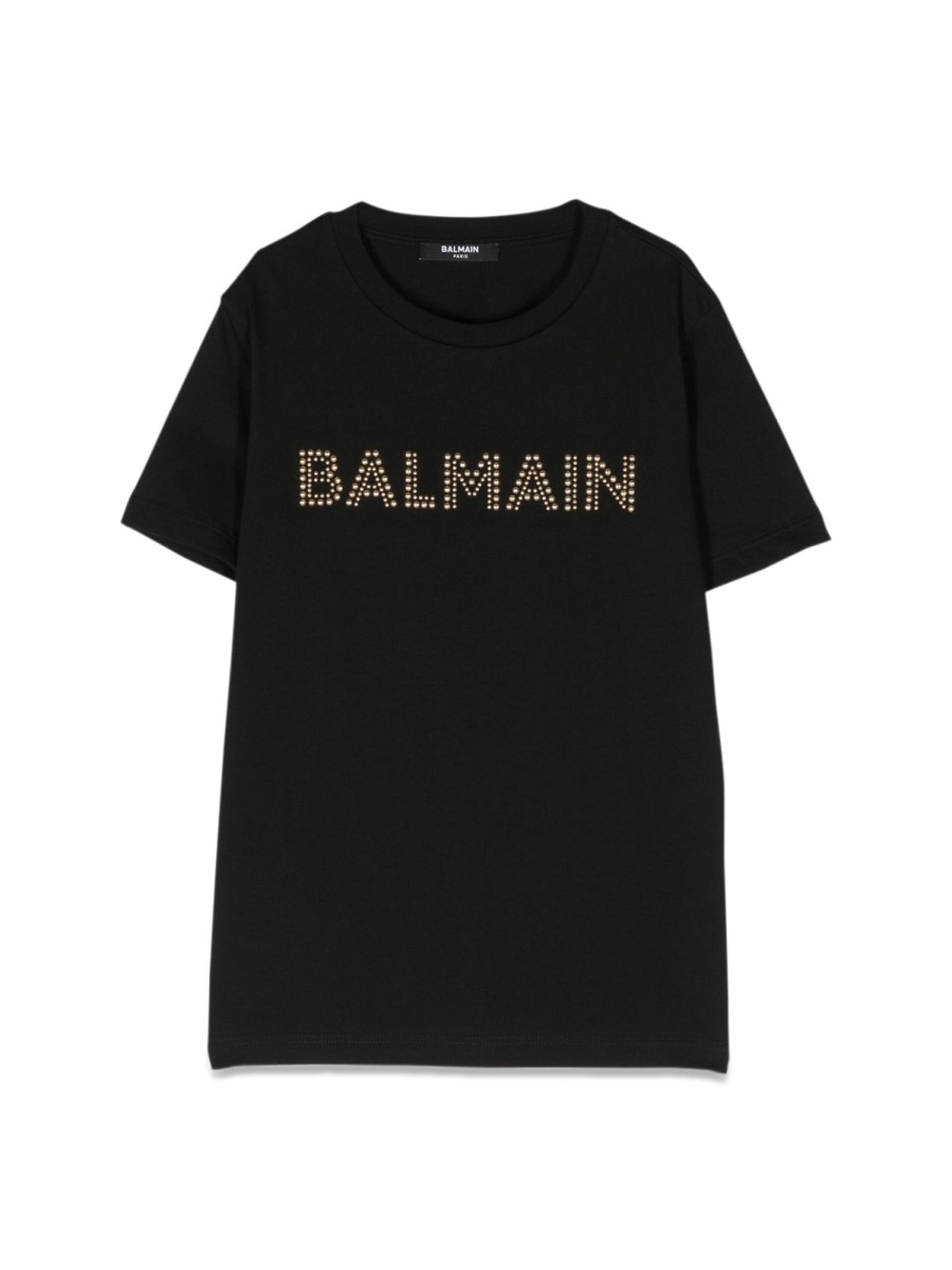 gold mc logo t-shirt BT8Q51KJ0177930OR (Balmain / Tシャツ・カットソー ) | Balmain (バルマン)
