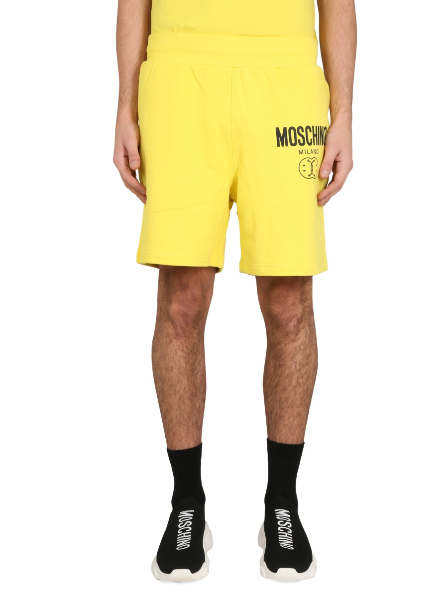 BERMUDA WITH LOGO 034720281032 (MOSCHINO / ショートパンツ ) | MOSCHINO (モスキーノ)