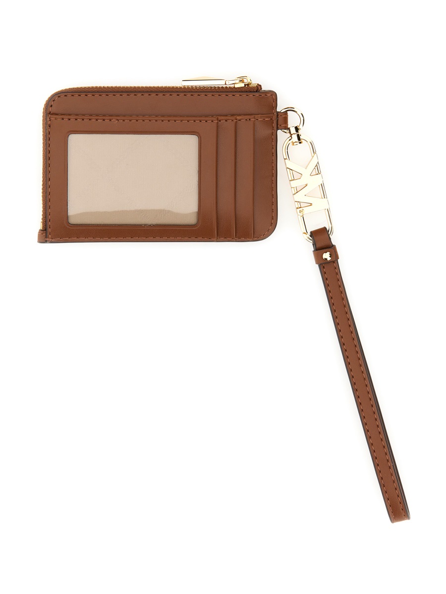CROCODILE PRINT LEATHER CARD CASE 34S3G8ED0K219CHESTNUT (MICHAEL MICHAEL KORS / 財布・カードケース ) | MICHAEL MICHAEL KORS (マイケル・マイケル・コース)(1)