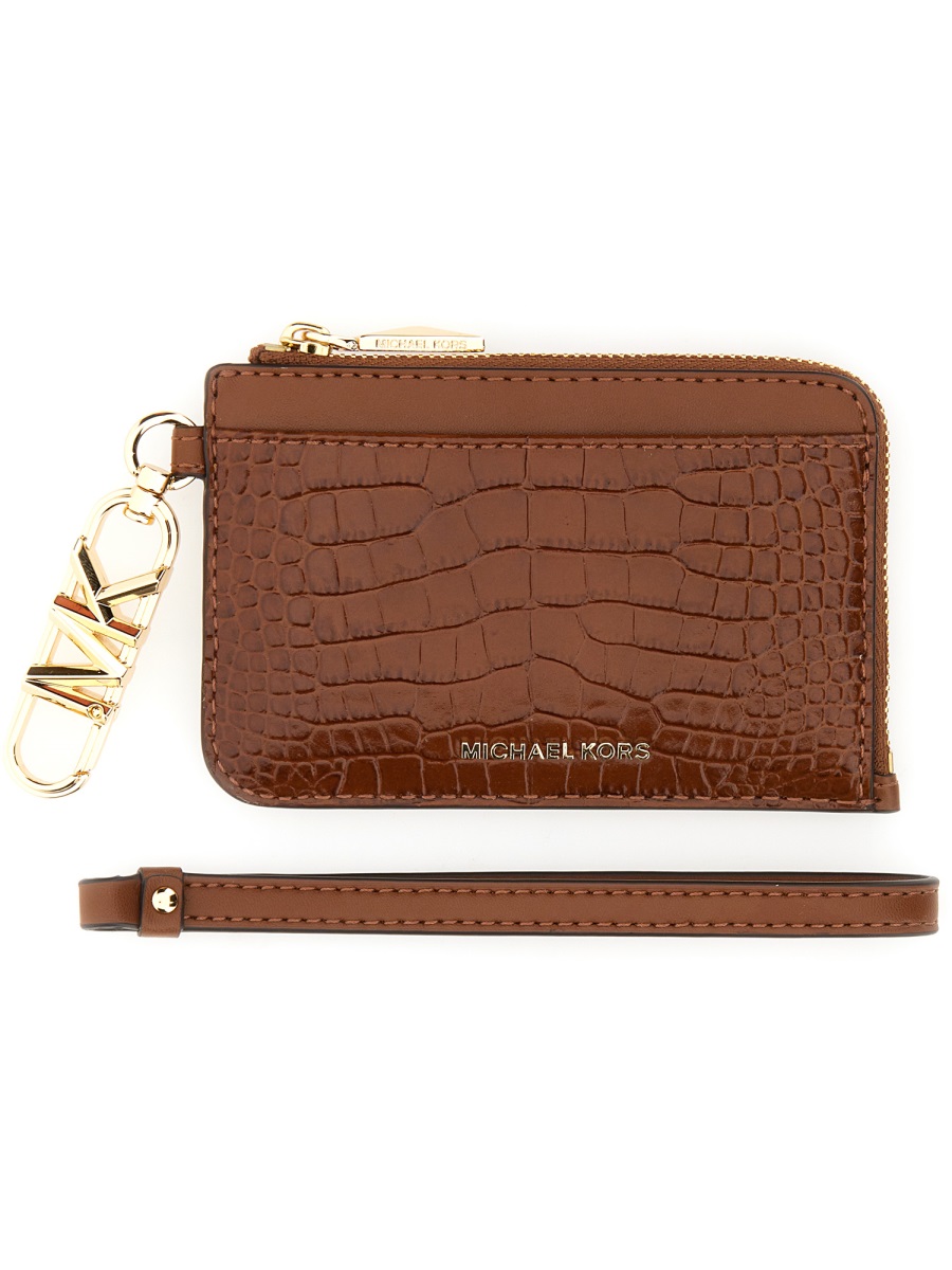 CROCODILE PRINT LEATHER CARD CASE 34S3G8ED0K219CHESTNUT (MICHAEL MICHAEL KORS / 財布・カードケース ) | MICHAEL MICHAEL KORS (マイケル・マイケル・コース)(2)