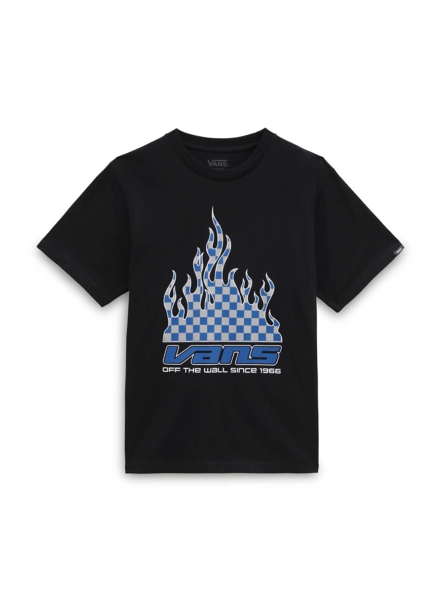 reflective checkerboard flame t-shirt VN0007ZNKBLK1 (VANS / Tシャツ・カットソー ) | VANS (ヴァンズ)