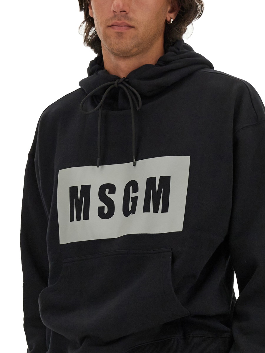 SWEATSHIRT WITH LOGO 3740MM52524779999 (MSGM / スウェット・フーディー ) | MSGM (エムエスジーエム)(3)