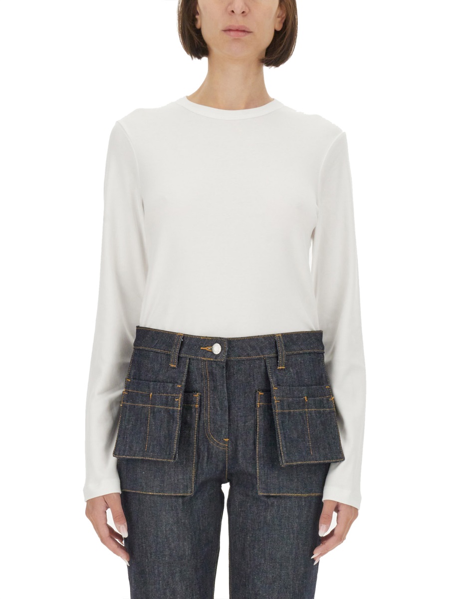 T-SHIRT WITH LOGO O06HW507100 (Helmut lang / Tシャツ・カットソー ) | Helmut lang (ヘルムートラング)