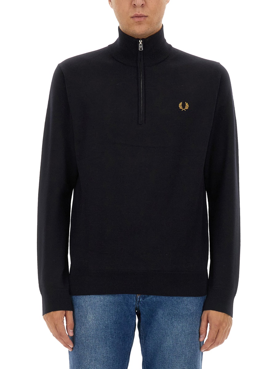 JERSEY WITH LOGO FPK762451795 (FRED PERRY / ニット・セーター・カーディガン ) | FRED PERRY (フレッドペリー)