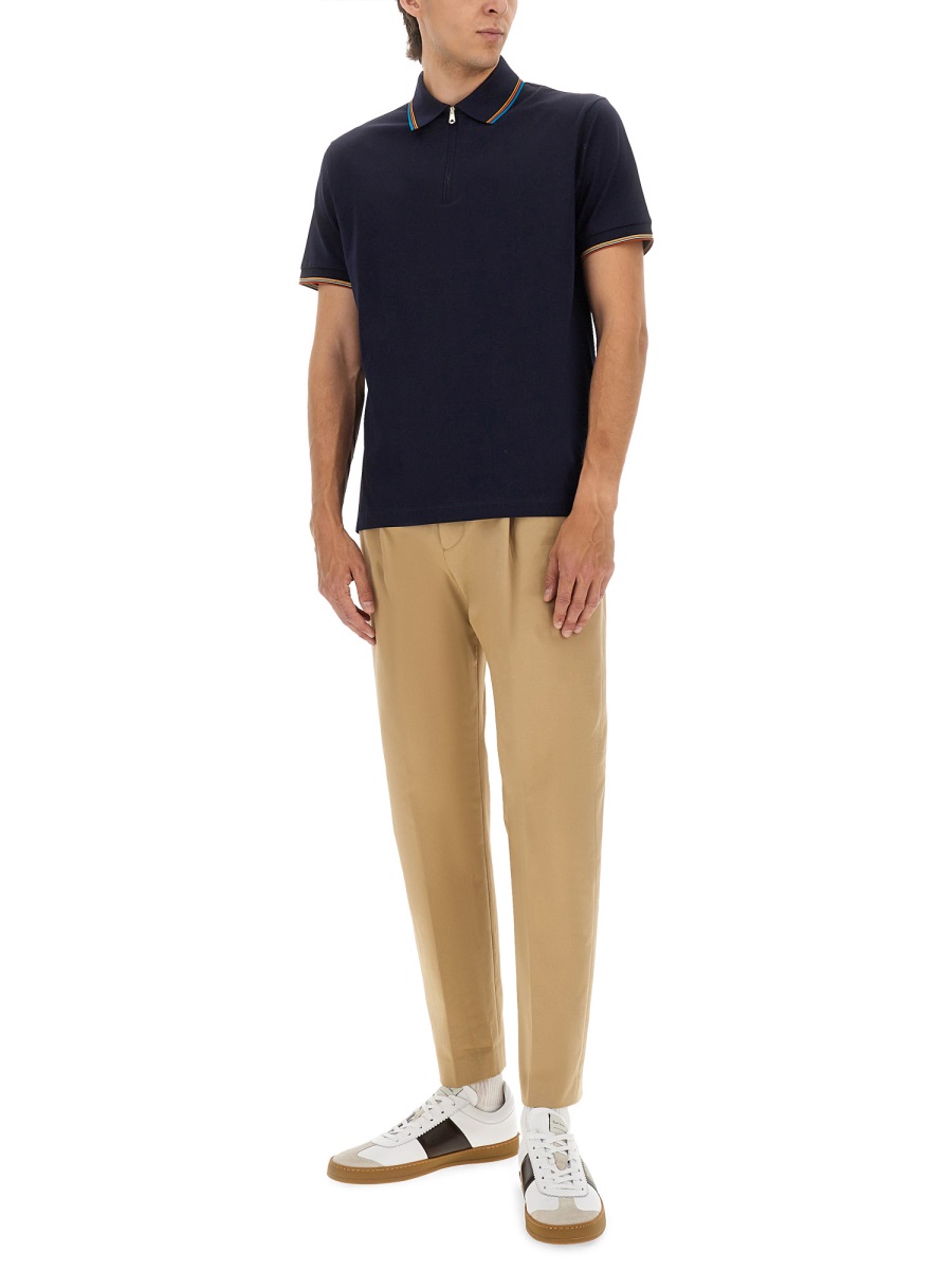 COTTON POLO SHIRT WITH ZIPPER M1R487YL0008949 (Paul Smith / ポロシャツ ) | Paul Smith (ポール・スミス)(1)