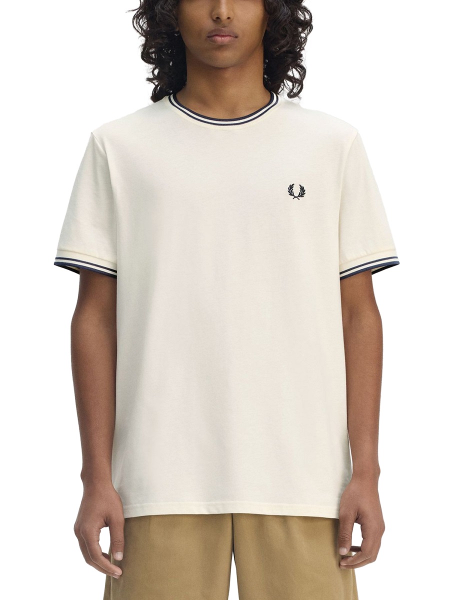 DOUBLE STRIPE T-SHIRT FPM158853Y24 (FRED PERRY / Tシャツ・カットソー ) | FRED PERRY (フレッドペリー)