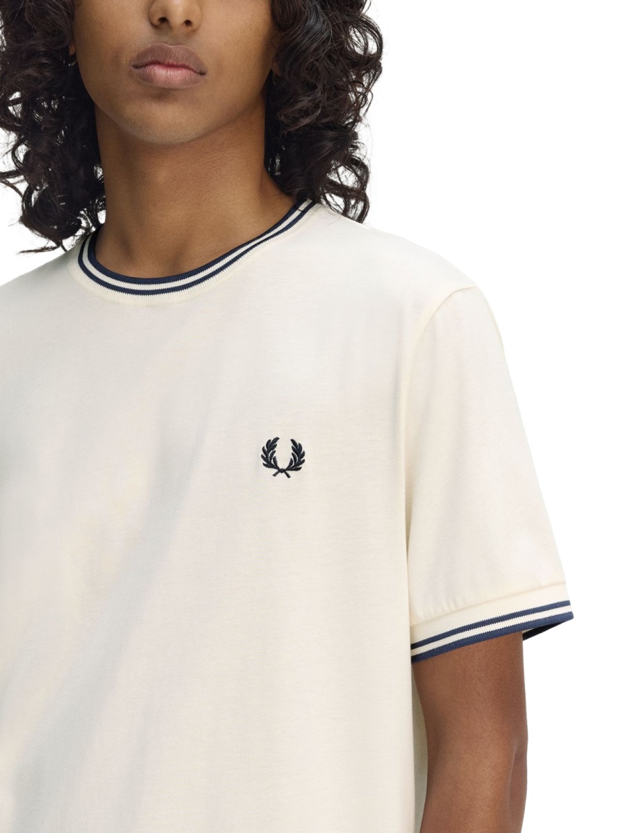 DOUBLE STRIPE T-SHIRT FPM158853Y24 (FRED PERRY / Tシャツ・カットソー ) | FRED PERRY (フレッドペリー)(1)