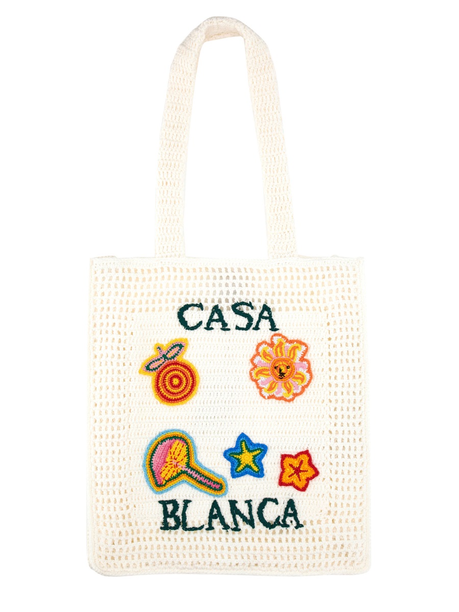 LARGE CROCHET BAG AS25BAG12401WHITE (Casablanca / ハンドバッグ・ショルダーバッグ ) | Casablanca (カサブランカ)
