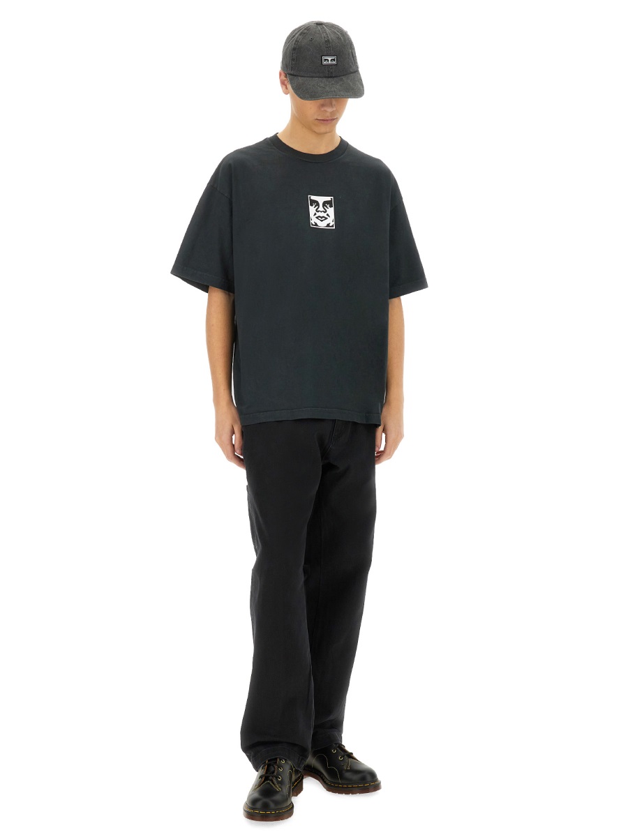 Tシャツ・カットソー OBEY \"ICON FACE\" T-SHIRT (167924152 PIGMENTVINTAGEWHITE) OBEY ICON FACE PIGMENT T-SHIRT – OBEY CLOTHING EU