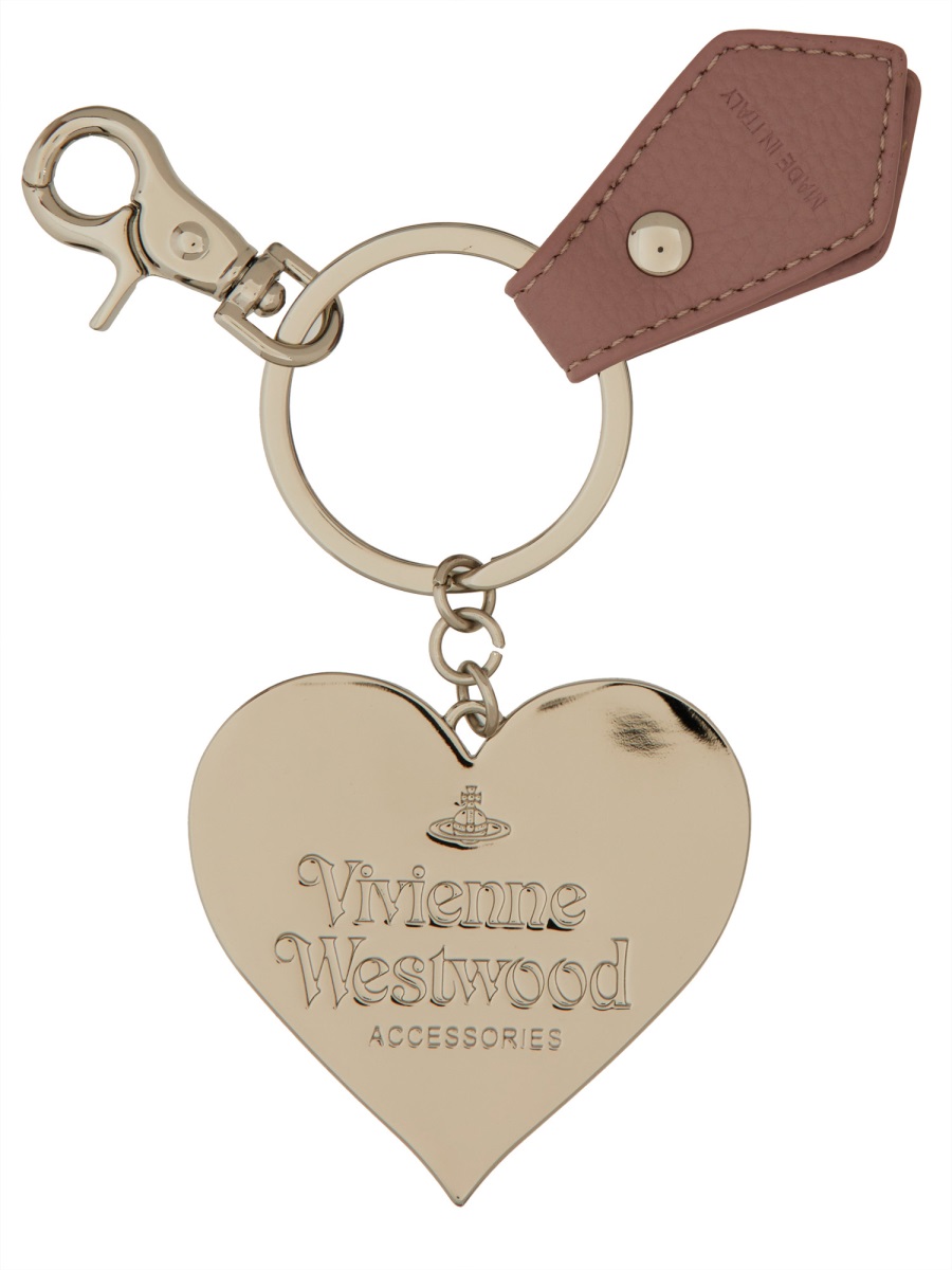 【送料&関税込】Vivienne Westwood Portachiave mirror Heart O PORTACHIAVE 