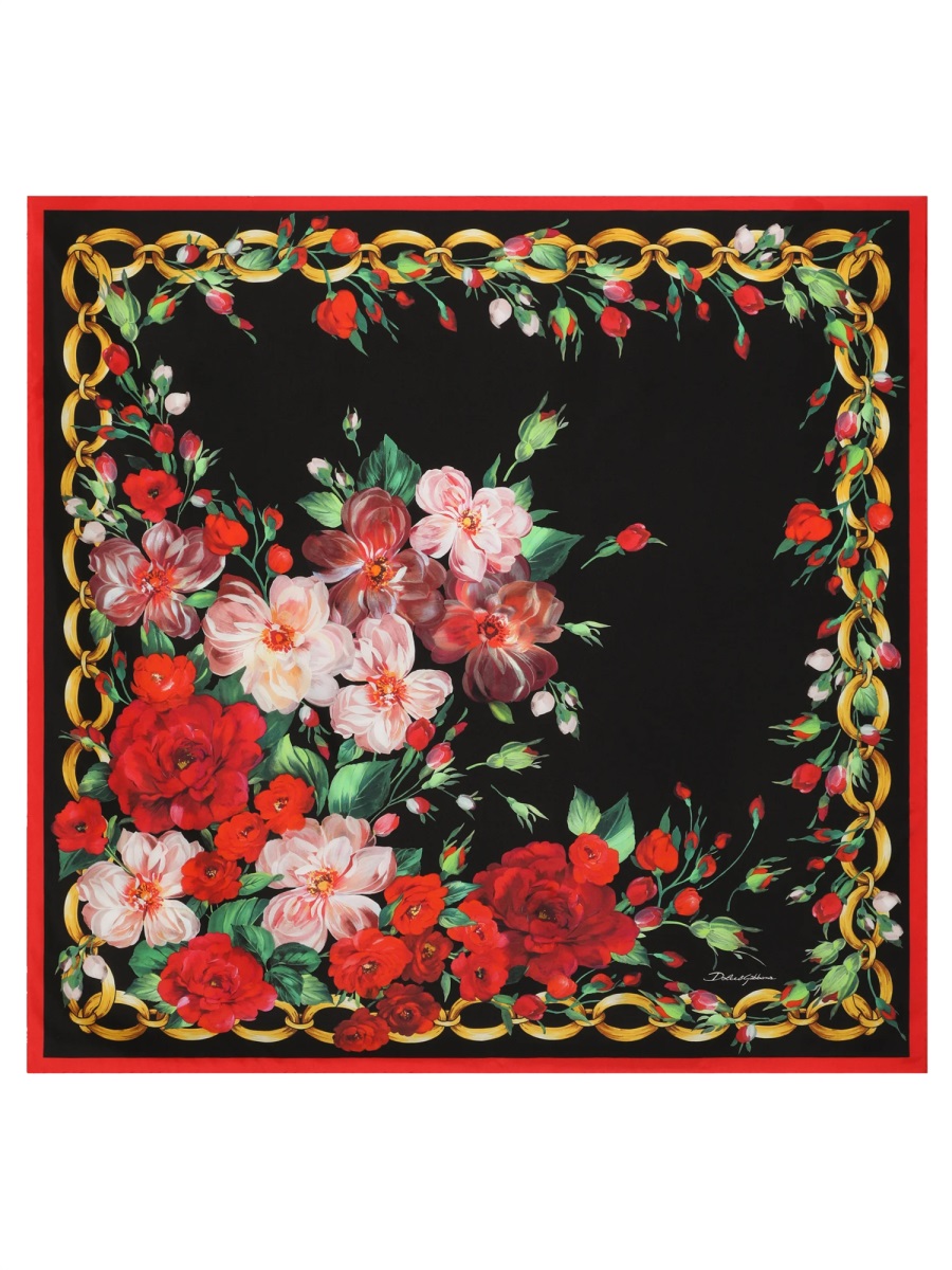 SILK SCARF FN090RGDC4ZHD5PD (Dolce & Gabbana / スカーフ・マフラー ) | Dolce & Gabbana (ドルチェガッバーナ)