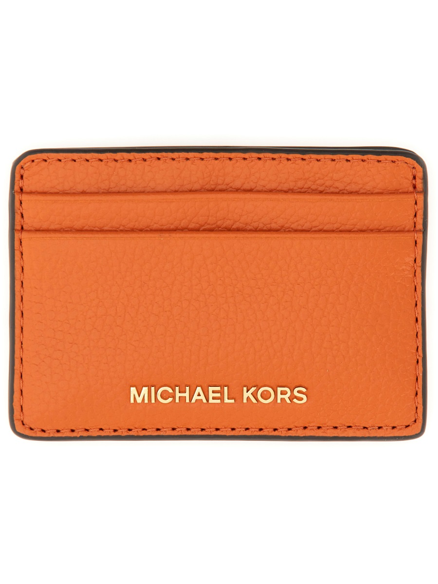 CARD HOLDER WITH LOGO 32F7GF6D0L888ORANGEPUNCH (MICHAEL MICHAEL KORS / 財布・カードケース ) | MICHAEL MICHAEL KORS (マイケル・マイケル・コース)