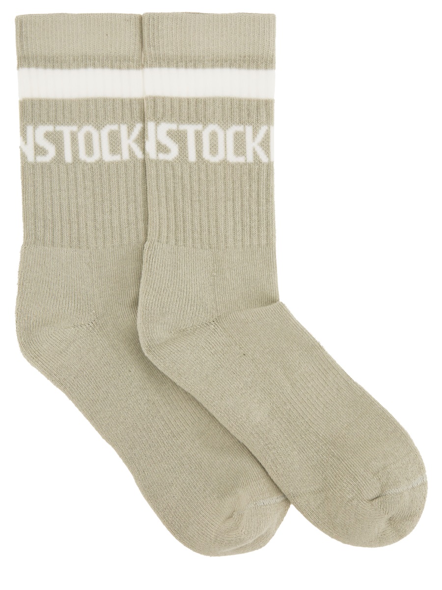 SOCKS WITH LOGO 1029745GRAYWHITE (BIRKENSTOCK / アンダーウェア ) | BIRKENSTOCK (ビルケンシュトック)