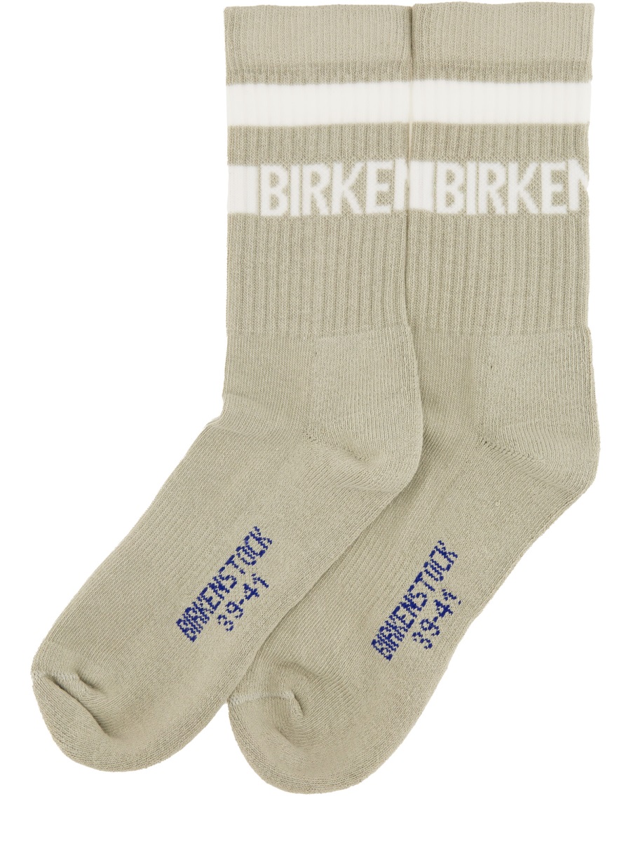 SOCKS WITH LOGO 1029745GRAYWHITE (BIRKENSTOCK / アンダーウェア ) | BIRKENSTOCK (ビルケンシュトック)(1)