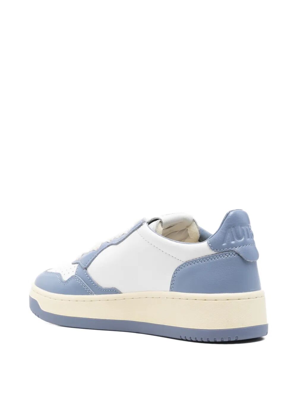 MEDALIST LOW SNEAKERS BICOLOR IN WHITE AND TEMPEST LEATHER AULWWB62WHITETEMPEST (AUTRY / スニーカー ) | AUTRY (オートリー)(2)