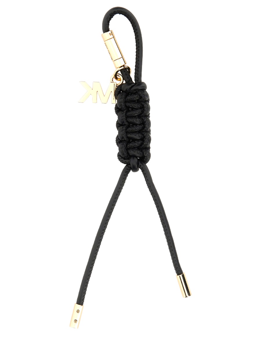 BAG CHARM WITH LOGO 32T5GD0K9V001BLACK (MICHAEL MICHAEL KORS / バッグアクセサリー ) | MICHAEL MICHAEL KORS (マイケル・マイケル・コース)