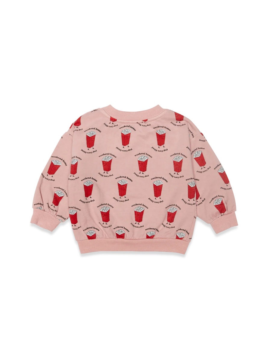 popcorn all over sweatshir 973BBRIDALROSE (weekend house kids / スウェット・フーディー ) | weekend house kids (ウイークエンド ハウス キッズ)(1)