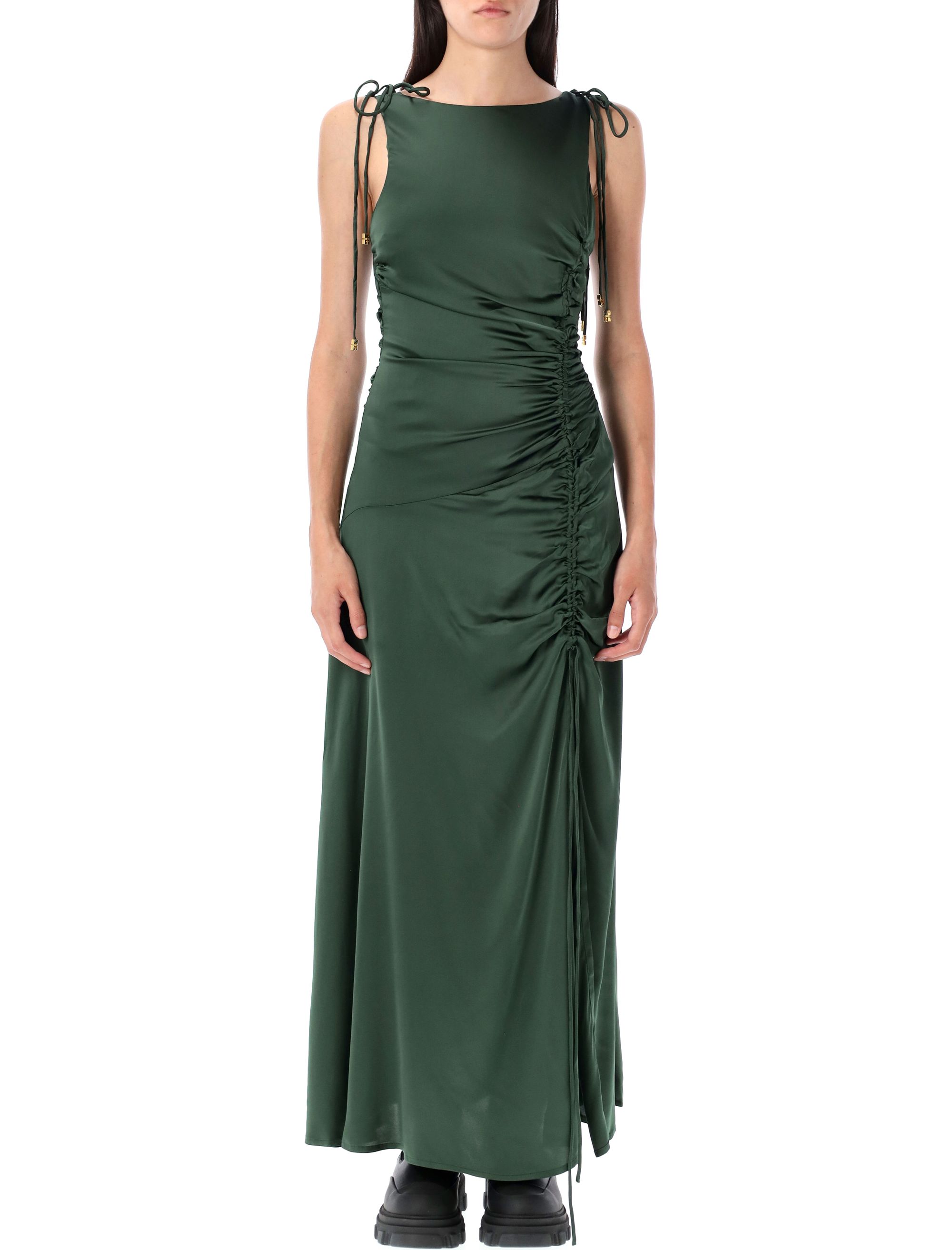 GANNI Dresses Green W07397051774 (GANNI / ワンピース・ドレス・オールインワン ) | GANNI (ガニー)