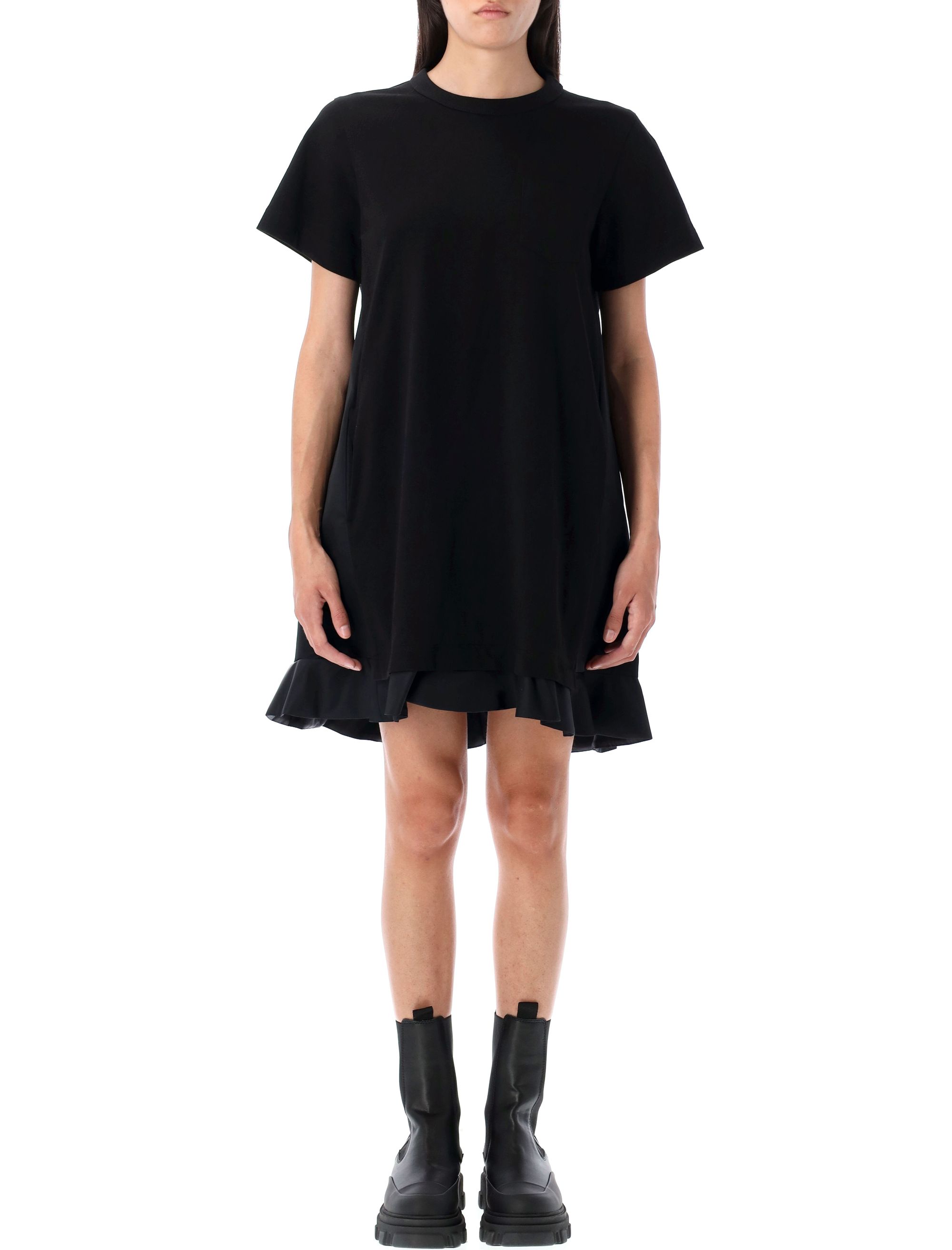 Sacai Dresses Black 2507999001 (sacai / ワンピース・ドレス・オールインワン ) | sacai (サカイ)