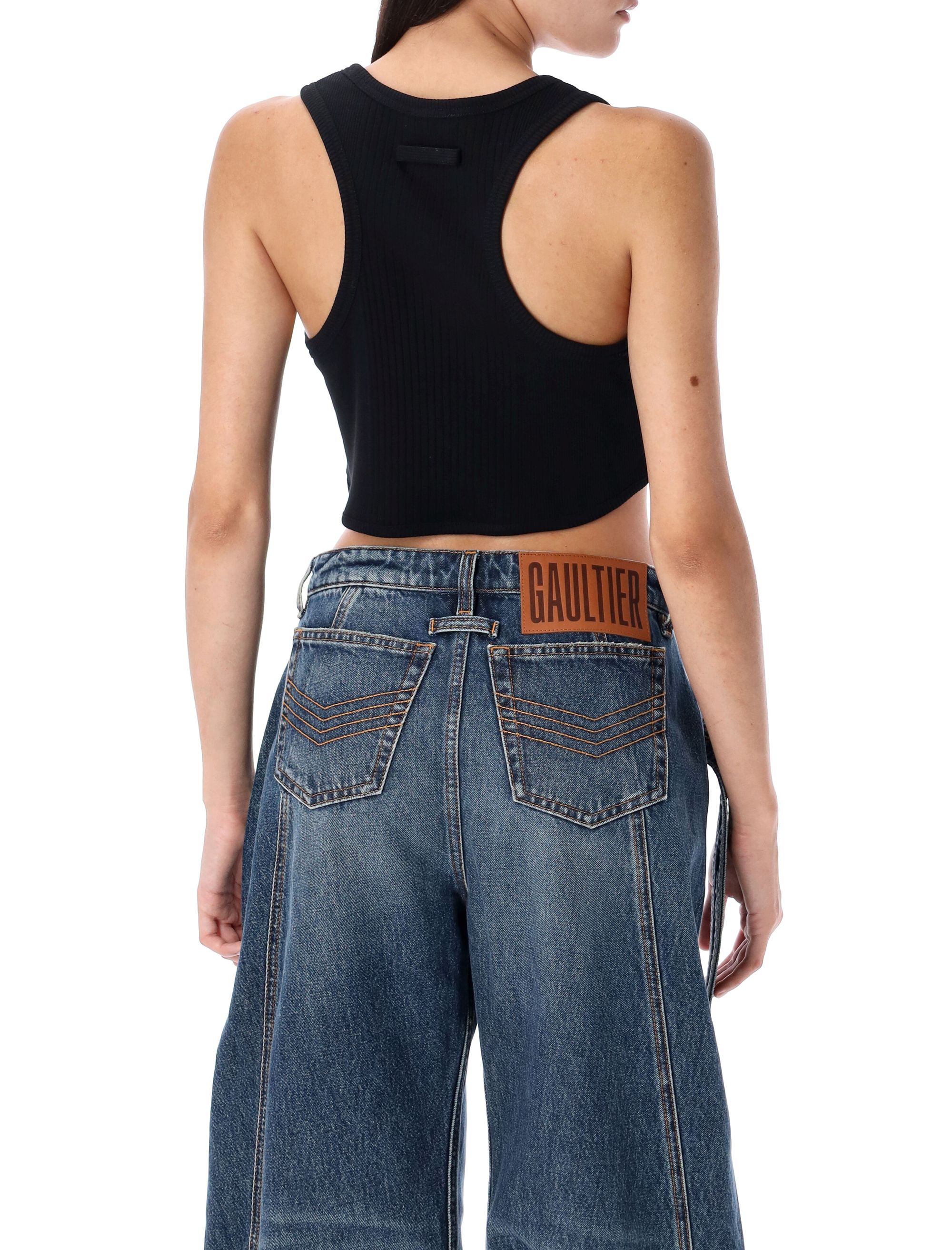 JEAN PAUL GAULTIER Top Black BR013J01400 (Jean Paul GAULTIER / タンクトップ・キャミソール ) | Jean Paul GAULTIER (ジャンポール ゴルチエ)(1)
