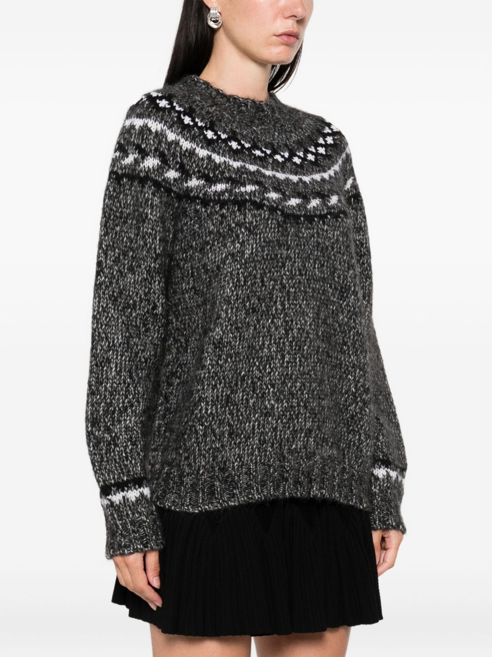 Parosh Sweaters Grey D510413LAILAJ837 (P.A.R.O.S.H. / ニット・セーター・カーディガン ) | P.A.R.O.S.H. (パロッシュ)(3)