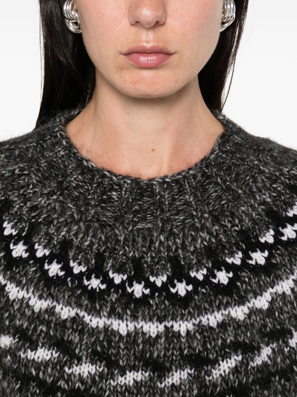 Parosh Sweaters Grey D510413LAILAJ837 (P.A.R.O.S.H. / ニット・セーター・カーディガン ) | P.A.R.O.S.H. (パロッシュ)(5)