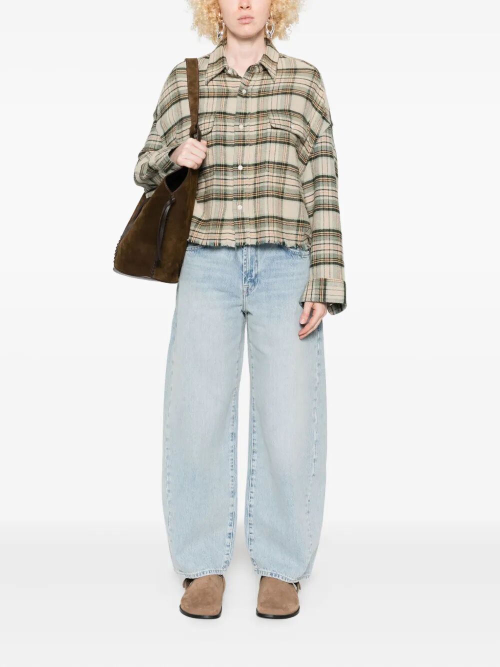 BONNIE HIGH-WAISTED TWISTED JEANS 7UX30E52U71O2 (7 for all mankind / ジーンズ ) | 7 for all mankind (セブンフォーオールマンカインド)(1)