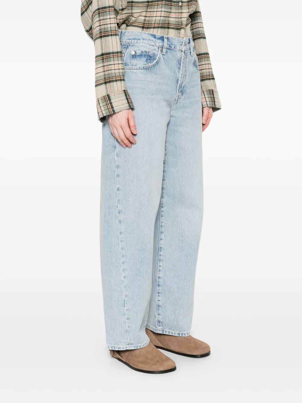 BONNIE HIGH-WAISTED TWISTED JEANS 7UX30E52U71O2 (7 for all mankind / ジーンズ ) | 7 for all mankind (セブンフォーオールマンカインド)(2)