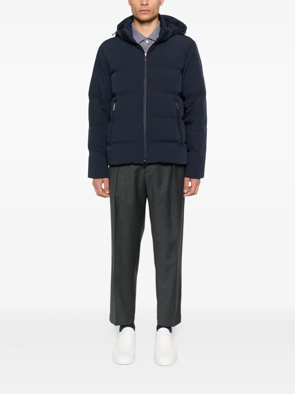 TYPHOON HOODED QUILTED JACKET 15312007013 (PAUL & SHARK / ダウンジャケット・コート ) | PAUL & SHARK (ポールアンドシャーク)(1)