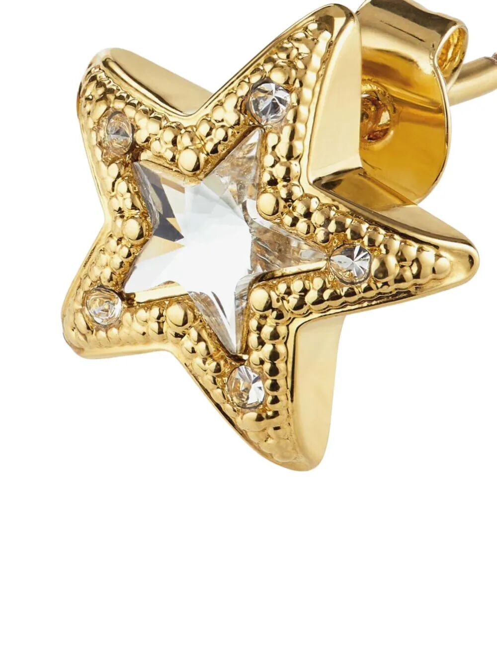 GOLD-FINISH METAL JC STAR STUD EARRINGS WITH SWAROVSKI CRYSTALS JCSTARSTUDSMJIGOLD (JIMMY CHOO / ピアス・イヤリング ) | JIMMY CHOO (ジミー チュウ)(1)