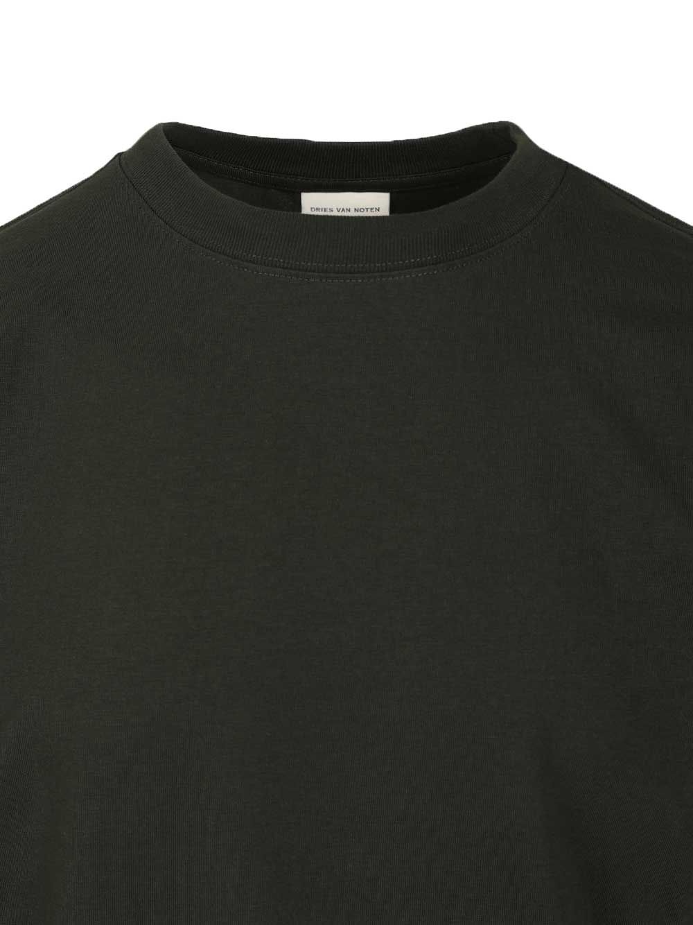 cotton crew neck short-sleeved T-shirt 2520211112603605 (Dries Van Noten / Tシャツ・カットソー ) | Dries Van Noten (ドリスヴァンノッテン)(2)