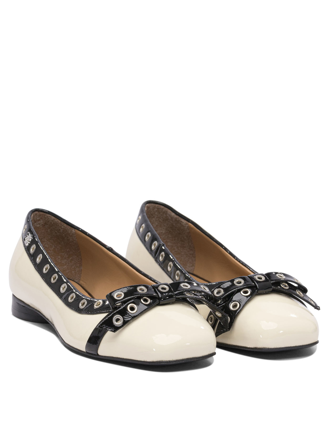 Eyelet bow ballet flats S2929135 (GANNI / フラットシューズ ) | GANNI (ガニー)(1)