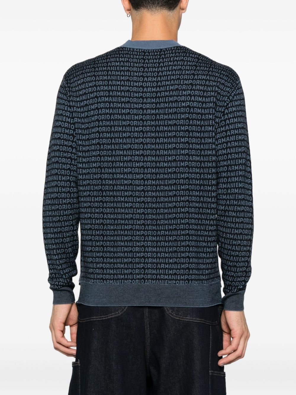 Emporio Armani Sweaters Blue EM002630AF14199FB077 (EMPORIO ARMANI / ニット・セーター・カーディガン ) | EMPORIO ARMANI (エンポリオ アルマーニ)(2)