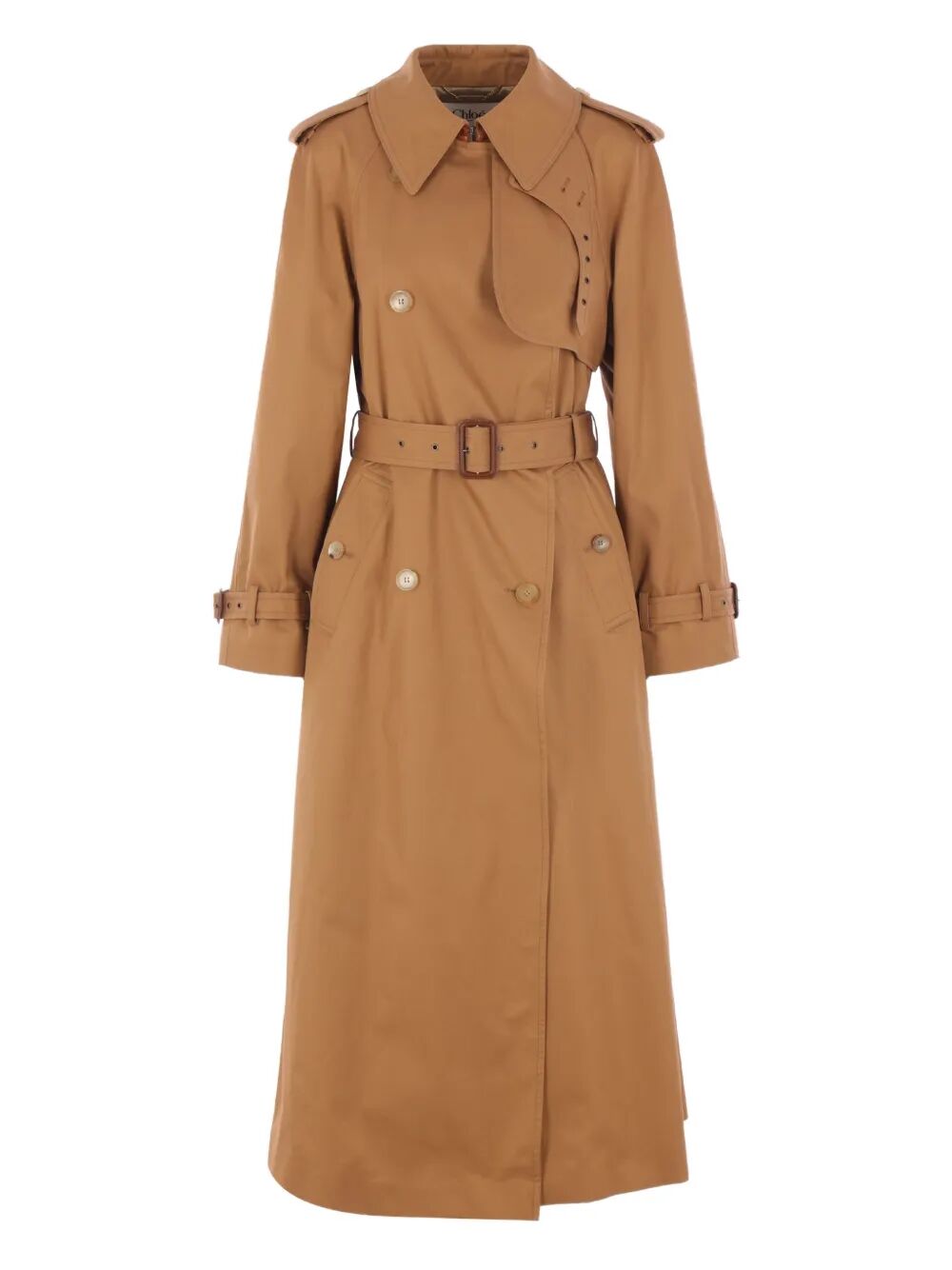 COTTON GABARDINE BELTED LONG TRENCH COAT CH25AMA1909320Y (Chloé / コート ) | Chloé (クロエ)