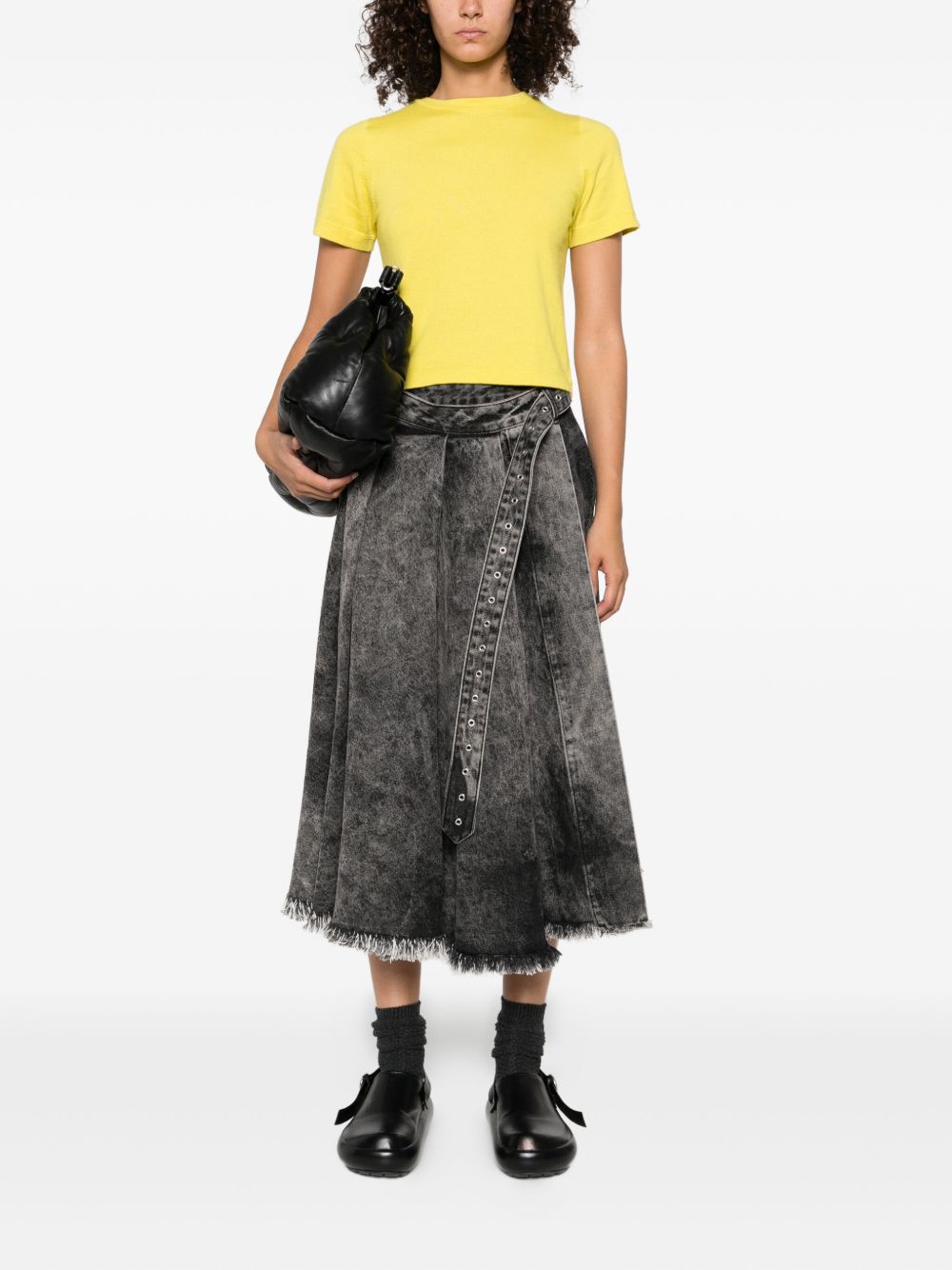 EXTREME CASHMERE T-shirts and Polos Yellow TINASUNNY (extreme cashmere / Tシャツ・カットソー ) | extreme cashmere (エクストリーム カシミヤ)(1)