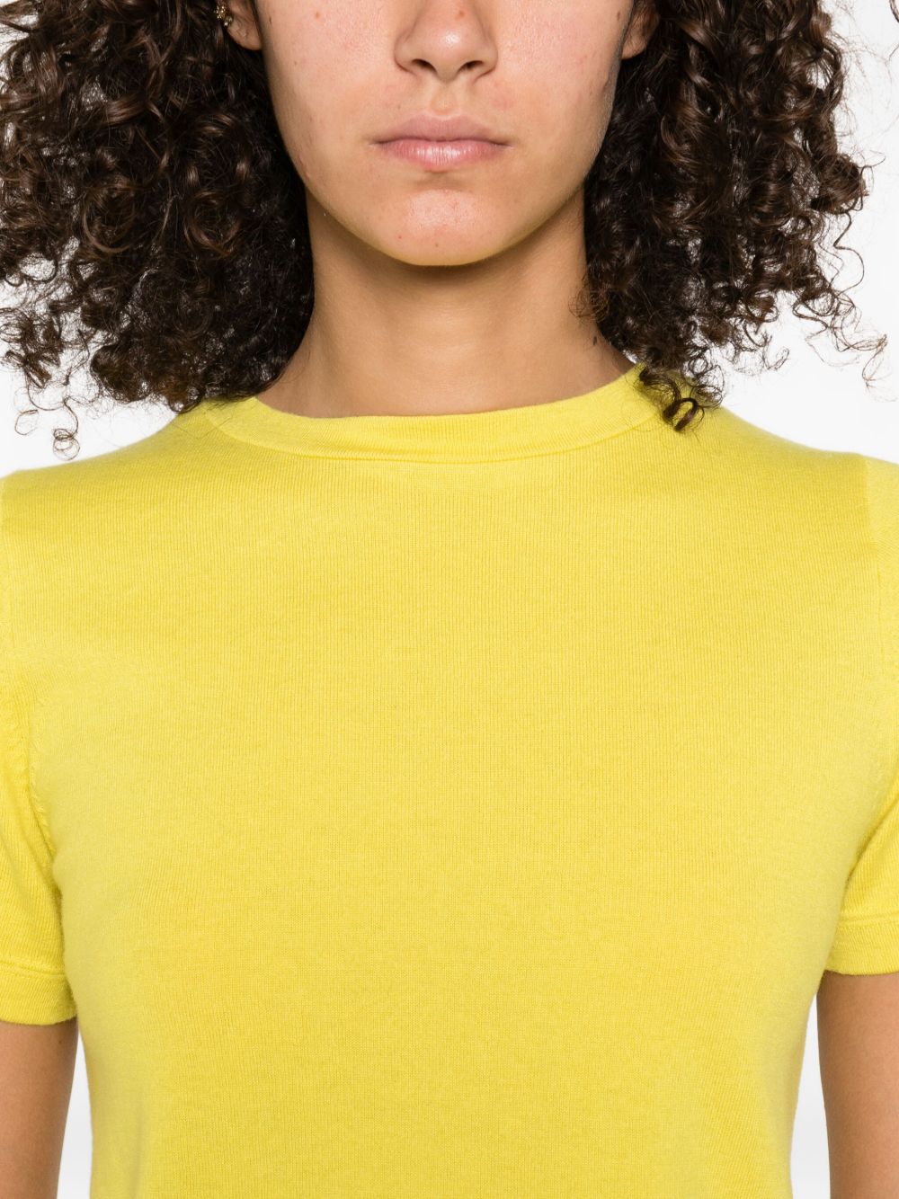 EXTREME CASHMERE T-shirts and Polos Yellow TINASUNNY (extreme cashmere / Tシャツ・カットソー ) | extreme cashmere (エクストリーム カシミヤ)(2)