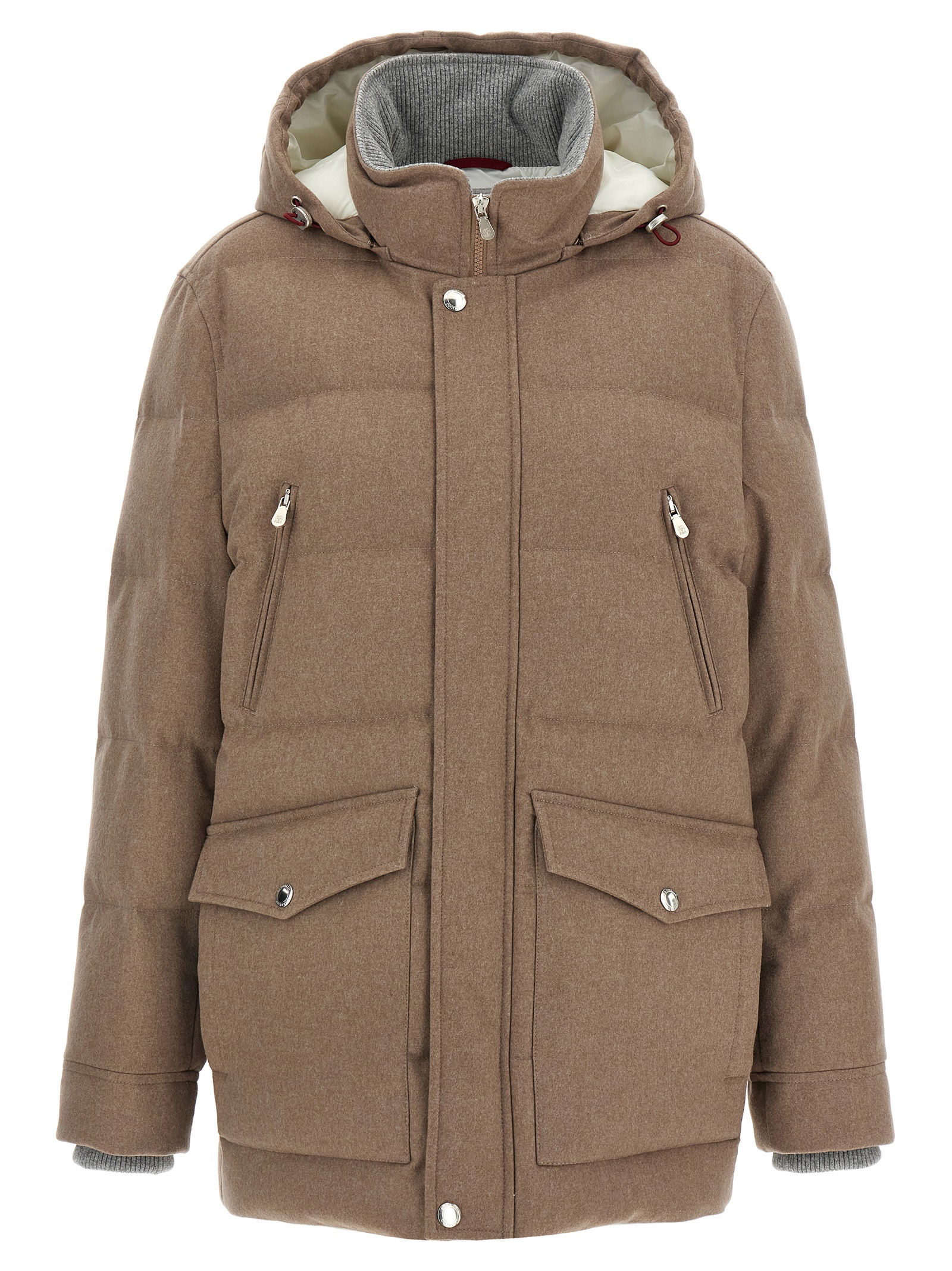 Flannel down jacket MM4701823CBK06 (Brunello Cucinelli / ダウンジャケット・コート ) | Brunello Cucinelli (ブルネロ・クチネリ)