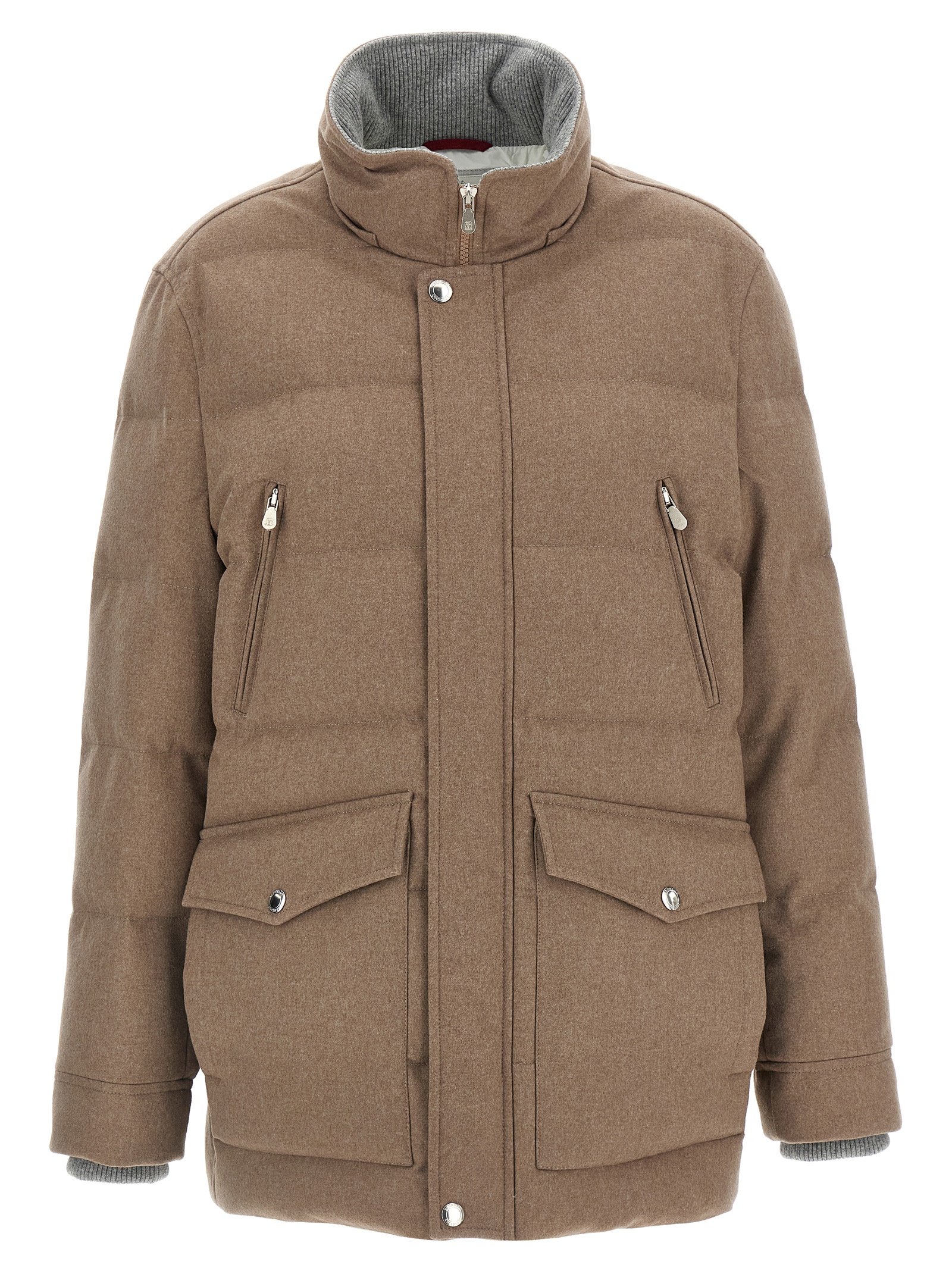 Flannel down jacket MM4701823CBK06 (Brunello Cucinelli / ダウンジャケット・コート ) | Brunello Cucinelli (ブルネロ・クチネリ)(1)