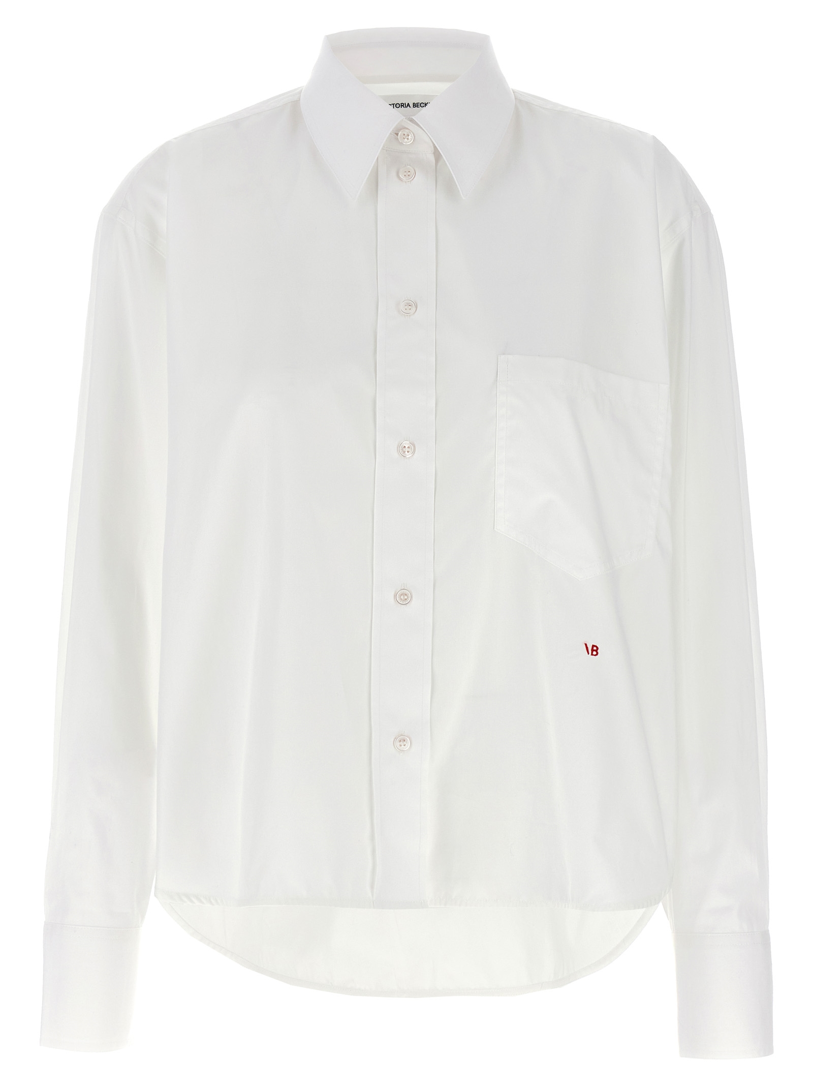 'cropped' shirt 1124WSH005238AWHITE (VICTORIA BECKHAM / シャツ・ブラウス ) | VICTORIA BECKHAM (ヴィクトリア ベッカム)