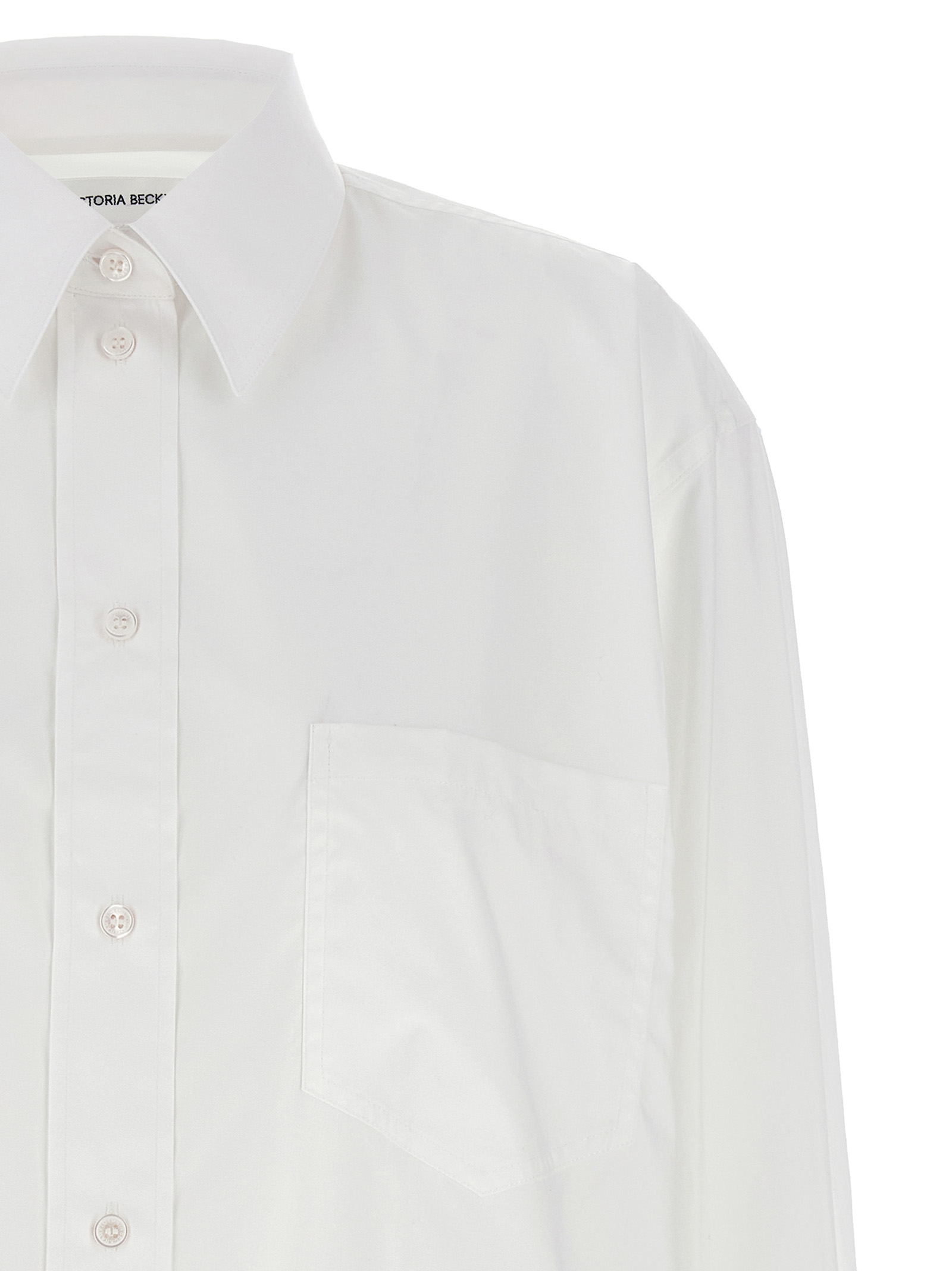 'cropped' shirt 1124WSH005238AWHITE (VICTORIA BECKHAM / シャツ・ブラウス ) | VICTORIA BECKHAM (ヴィクトリア ベッカム)(2)