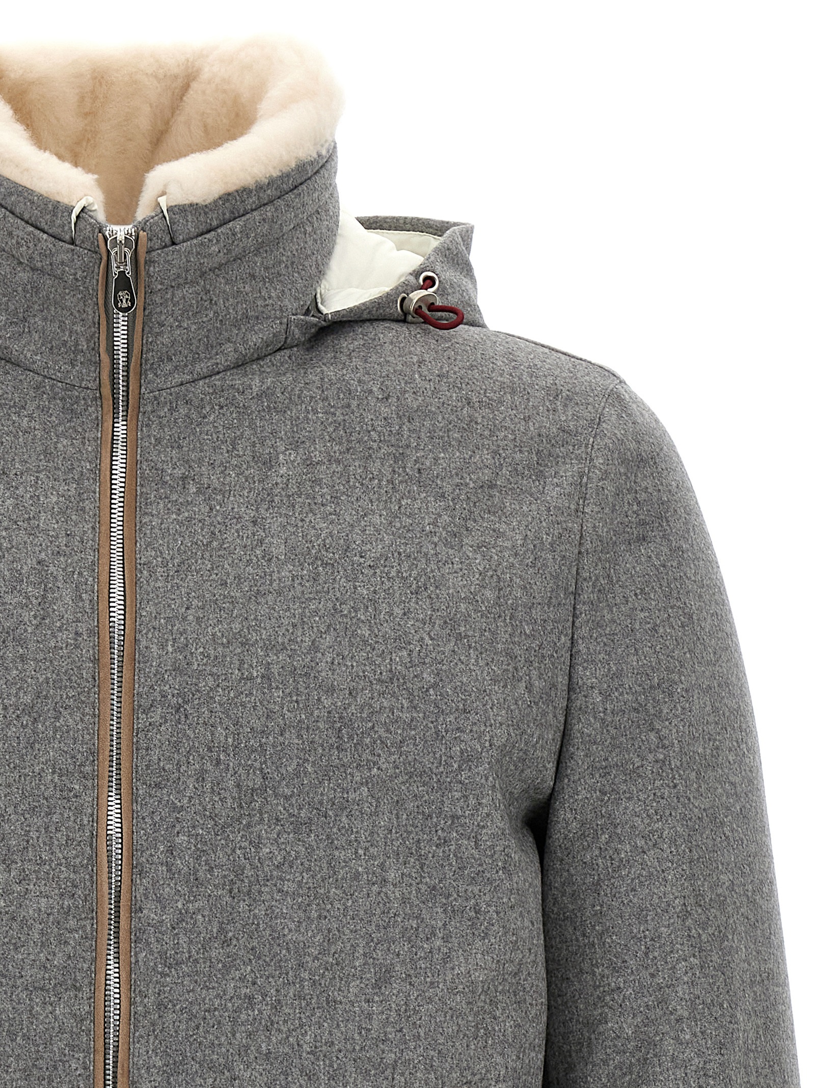 Sherling neck bomber jacket MM4701606CEN55 (Brunello Cucinelli / カジュアルジャケット・ベスト ) | Brunello Cucinelli (ブルネロ・クチネリ)(2)
