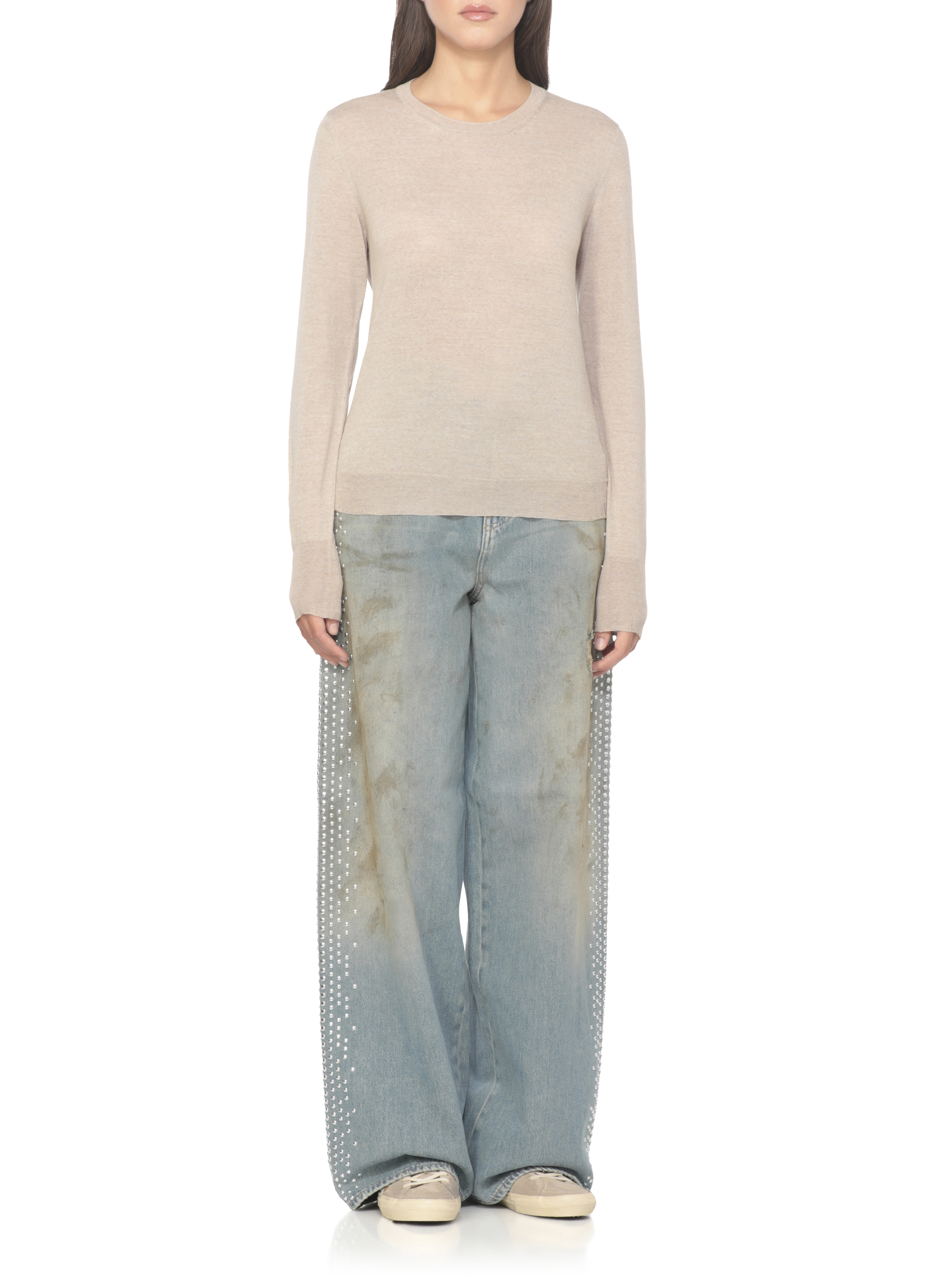 Golden Goose Sweaters Beige GWP00952P00066555150GOLDENWS (Golden Goose / ニット・セーター・カーディガン ) | Golden Goose (ゴールデングース)(2)