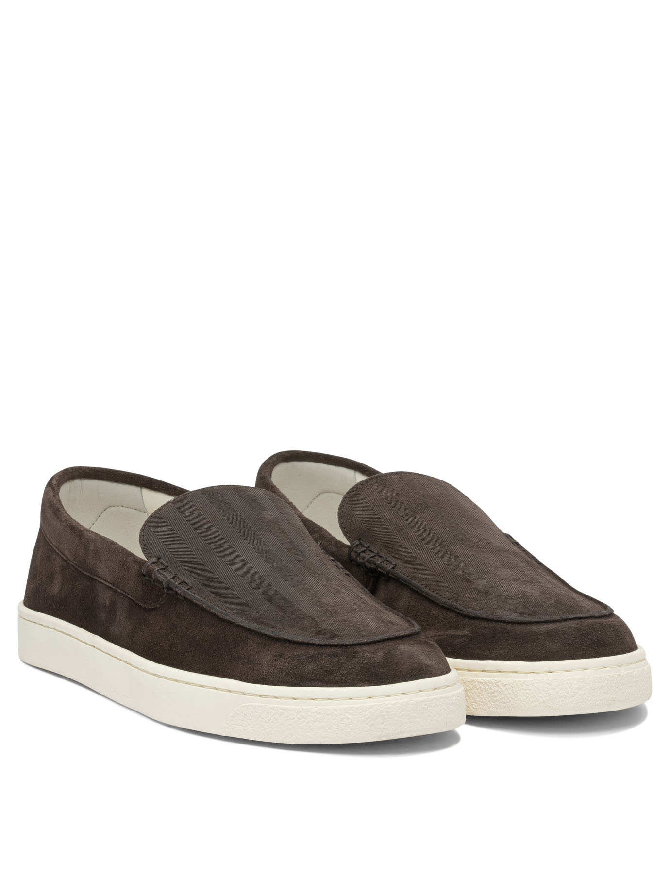 Chevron-effect suede loafers MZUHVSN335C7284 (Brunello Cucinelli / ローファー ) | Brunello Cucinelli (ブルネロ・クチネリ)(1)