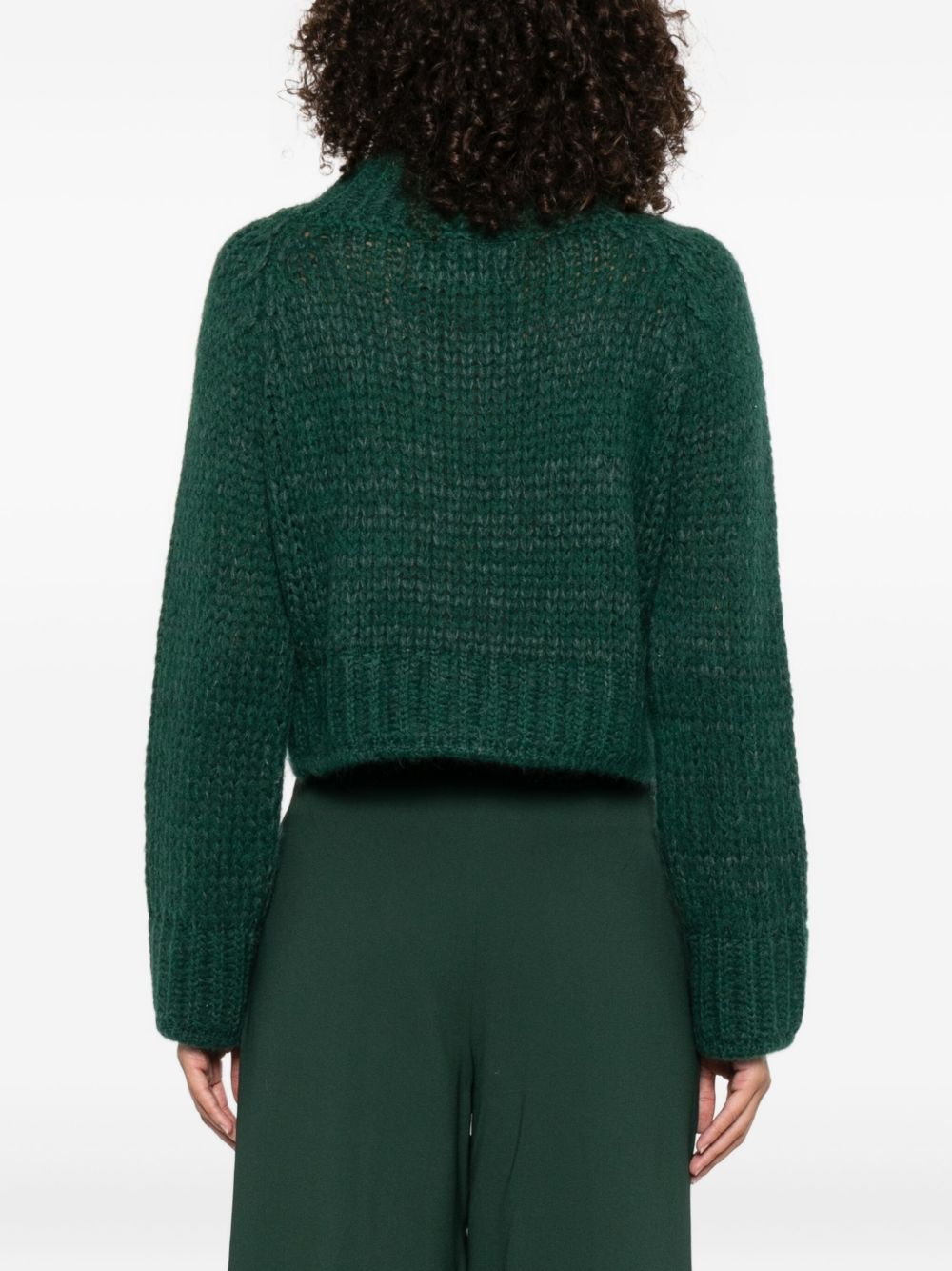 Ermanno Scervino Sweaters Green D475M336EOY95918 (ERMANNO SCERVINO / ニット・セーター・カーディガン ) | ERMANNO SCERVINO (エルマンノ シェルヴィーノ)(2)