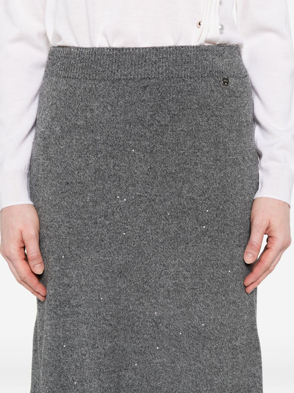 Liu Jo Skirts Grey MF5295MA27R04485 (LIU•JO / スカート ) | LIU•JO (リュー・ジョー)(2)