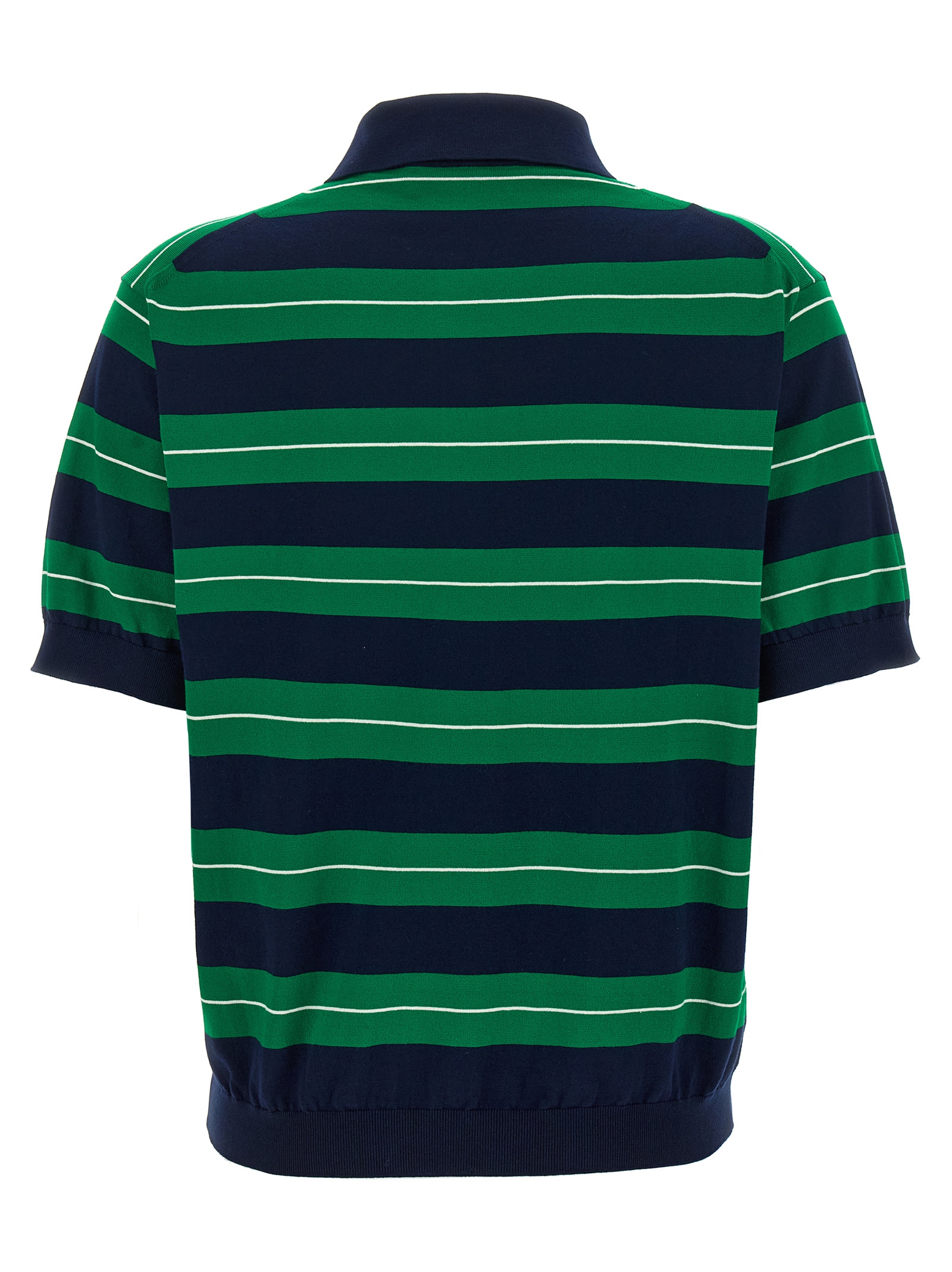 Striped polo shirt MMLB33SOOO17NQF0D3Z (MIU MIU / ポロシャツ ) | MIU MIU (ミュウミュウ)(1)